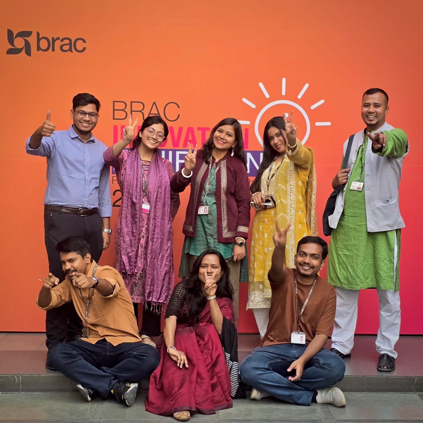 Group photo at BRAC Innovation Week